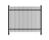 B: rod top steel fence